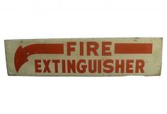 Fire Extinguisher Sign on OneKingsLane.com