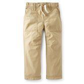 Lightweight cotton ripstop is a gives these pants a sporty, outdoor look but they are still dressy enough for school or a trip to Grandma's house!
