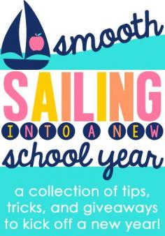 Smooth sailing into a new school year: tips, tricks, and giveaways ($1000 in gift cards and $300 of grades 3-6 teaching products!)