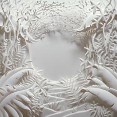Jeff Nishinaka - cut paper art  I like the depth in his work. Just lovely