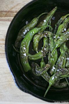 Sautéed Shisito Peppers | Farm to Table