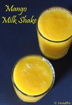 Mango Smoothie With Soy Milk....so healthy and easy!