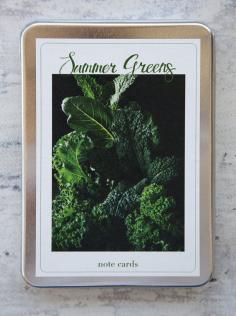 Summer Greens Notecards sold on Etsy for every occasion #starbrightfarm #helennorman #etsy