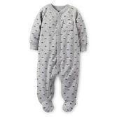 Made for baby's nap time or tummy time! Soft cotton interlock, cosy footies and lots of little details make this sleep