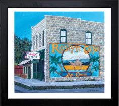 The Roslyn Cafe, Roslyn, Washington -  Digital Print from painting