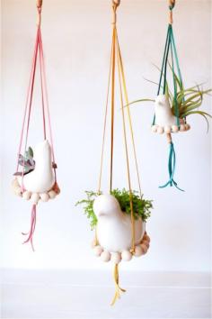 DIY Nesting Bird Hanging Planter - Bird, Hanging, Nesting, Planter