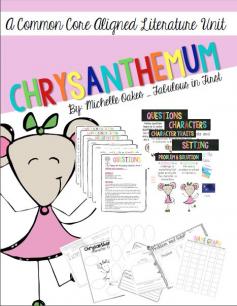 Chrysanthemum: A great back to school book!