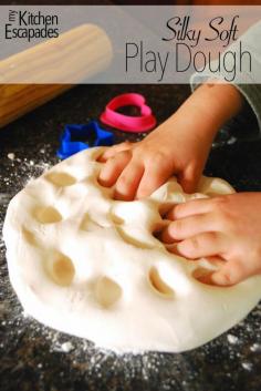 Silky Soft Play Dough keeps kids busy for hours!