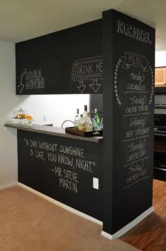 DIY Chalkboard Wall - Chalkboard, Paint