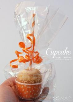 DIY Cupcake To Go Container - So You Think You're Crafty