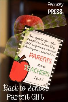 Welcoming Your New Parents - two fun ways to welcome your parents to the new school years.  FREE printables.
