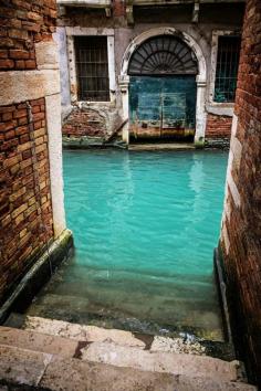 Turquoise Canal, Venice, Italy