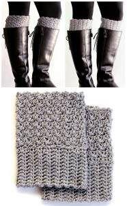 The Homestead Survival | Easy Reversible Crochet Boot Cuffs Project – Free Printable Instructions | thehomesteadsurvi...