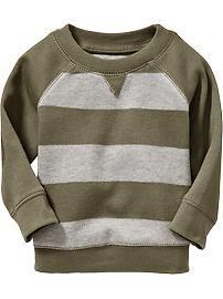 Striped Textured-Rib Tees for Baby