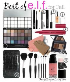 Best of e.l.f. (eyes, lips, face) Fall Makeup on Frugal Coupon Living's Frugal Fashion Friday  - Beauty Deals on the cheap! www.frugalcouponl...