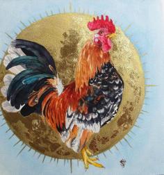 Celestial Chicken Brutus Painting