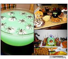 Great collection of Halloween Theme Recipes perfect for throwing a party | KristenDuke.com