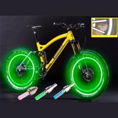 4 Pack: LED Bicycle Lights - 4 Colors  - $12.00