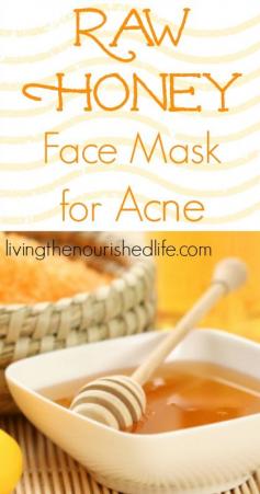 Try this Raw Honey Face Mask for Acne