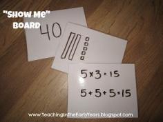 Use a Show Me board as a quick formative assessment tool