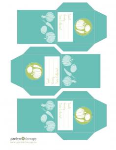 Free Printable Vegetable Seed Envelopes