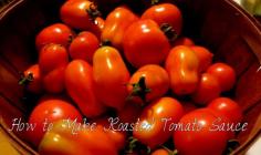 How to make roasted tomato sauce