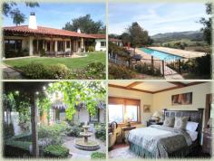 Hacienda, pool, courtyard view and interior of our casita at the Casitas Estate (Arroyo Grande, CA) : you won't find a nicer place to stay while exploring Edna Valley wine country!