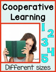 Cooperative Groups - ideas to help when you plan cooperative learning lessons plus FREE printable.