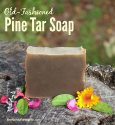 Old Fashioned Pine Tar Soap (Palm Free)