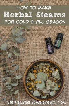 
                        
                            How to make an herbal steam (3 ways!) for respiratory support during cold and flu season
                        
                    