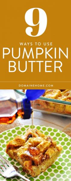 
                        
                            Seasonal recipes for using pumpkin butter while cooking or stirring up a cocktail.
                        
                    