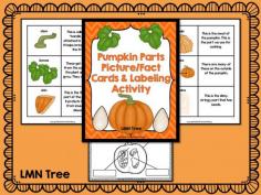Classroom Freebies: Pumpkin Parts Picture/Fact Cards and Labeling Activity