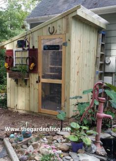 
                        
                            Garden shed made with fence pickets for siding for around $350
                        
                    