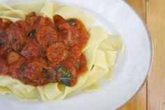 
                        
                            Andouille Sausage & Pappardelle: simplelivingeatin...
                        
                    