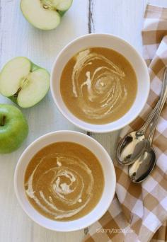 Caramelized Apple Onion Soup from @skinnytaste