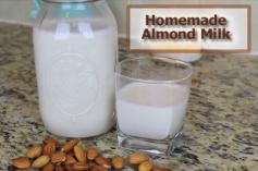 Homemade Almond Milk Recipe - ALL Natural, 3 Ingredients...