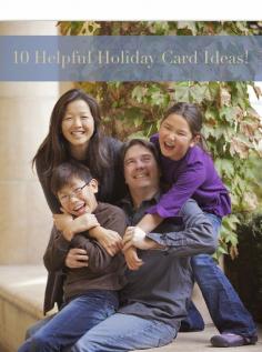 
                    
                        10 Helpful Holiday Card Ideas! A few things to think about when planning your holiday photo. These hints will help save you time in the whole holiday season!
                    
                