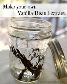 How to make your own vanilla bean extract!