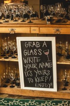 
                    
                        Grab a glass a great idea for a party
                    
                