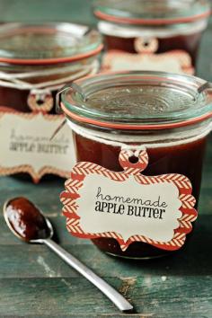 
                    
                        It's not fall without apple butter. Who knew it was this easy? @Jamie {My Baking Addiction}
                    
                
