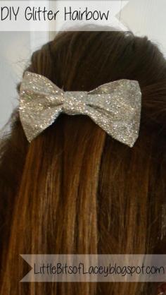 
                        
                            DIY Silver Hair Bow | Little Bits of Lacey
                        
                    
