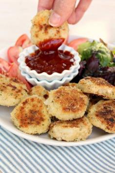 
                    
                        Cauliflower Nuggets: creamy on the inside, crispy on the outside and SO ADDICTIVE! Much healthier than most versions too!
                    
                