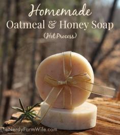 
                    
                        Homemade Oatmeal & Honey Soap Hot Process Method
                    
                
