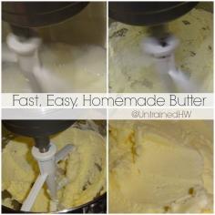 
                    
                        It's really simple to make your own butter, especially if you have a stand mixer. I'll show you how.
                    
                
