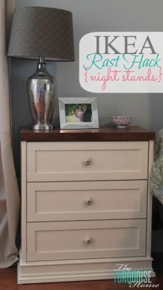 
                    
                        You will NOT believe the before picture. LOVE this Ikea Rast Hack from TheTurquoiseHome.com
                    
                