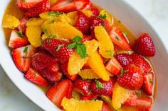 
                    
                        This is one of my favorite fruit salads. It's elegant, delicious and such a nice change of pace from the standard mix of pre-cut fruit from the supermarket. I usually serve it for brunch -- it dresses up the table and pairs well with savory quiche and
                    
                