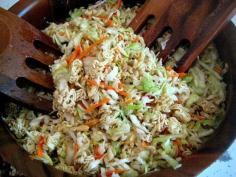 
                    
                        Kevin Bacon's CRUNCHY ASIAN SLAW. This is just like you remember at ll those BBQs you went to as a kid.  It's easy and very flavorful.
                    
                