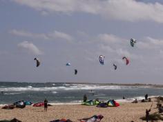 
                    
                        Kite surfers' beach in Sal, Cape Verde
                    
                