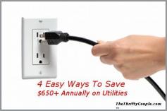 
                    
                        4 Easy Ways To Save $650+ Money Annually On Utilities
                    
                