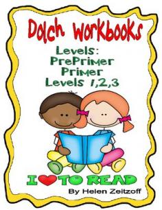 
                    
                        Practice Workbooks! Dolch Sight Words from Essential Reading / Language Skills on TeachersNotebook.com -  (186 pages)  - Five workbooks to introduce, practice, and reinforce quick recognition of the 220 Dolch Sight Words. A workbooks for each level of the Dolch List.
                    
                